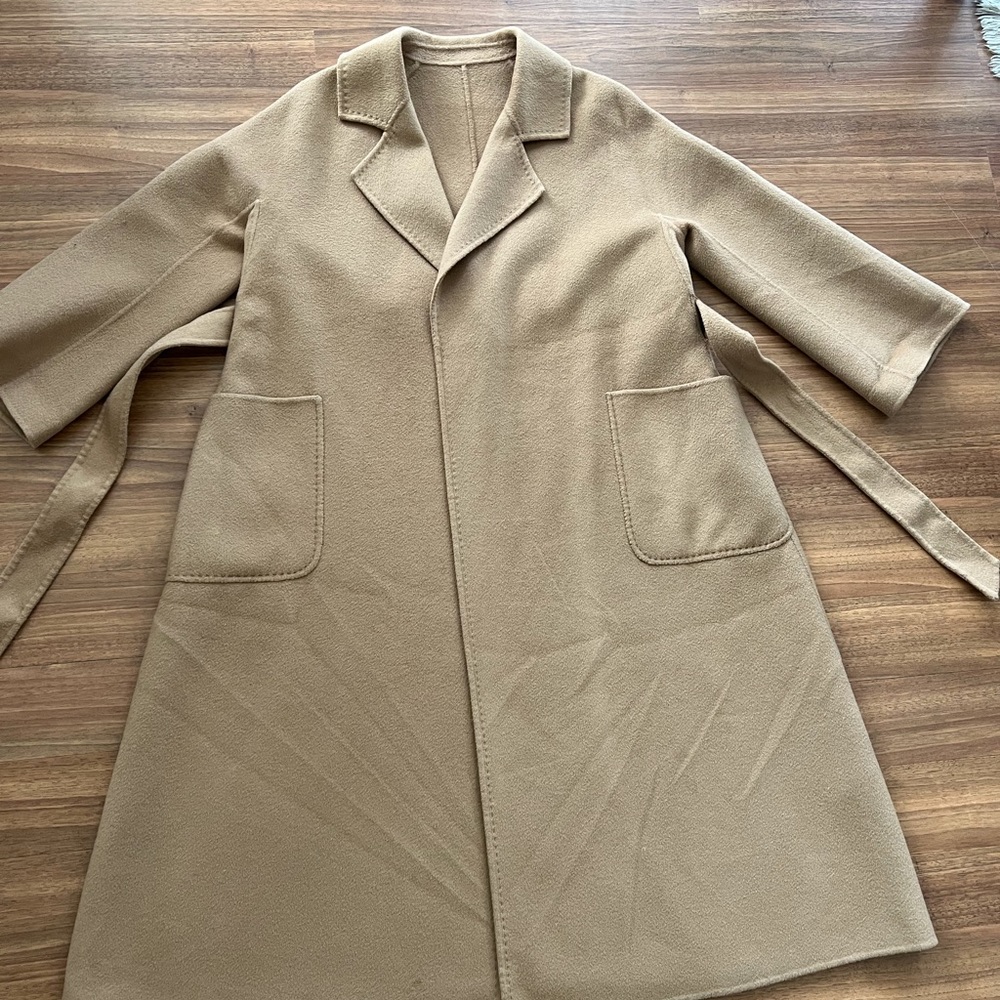 Cashmere Wool Coat - Picture 5 of 16